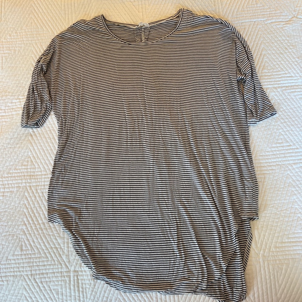 Striped Anthropology Tee Tunic